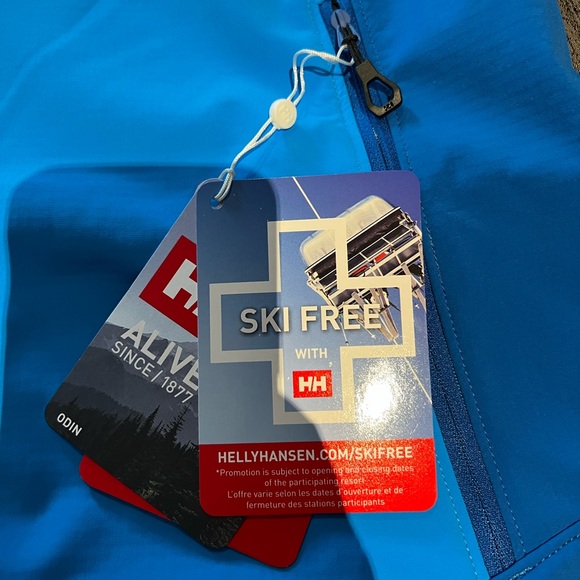 Helly Hensan, new Ski Jacket , XL, Blue - Picture 7 of 7